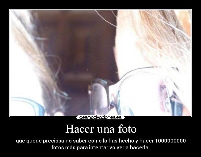Hacer una foto -