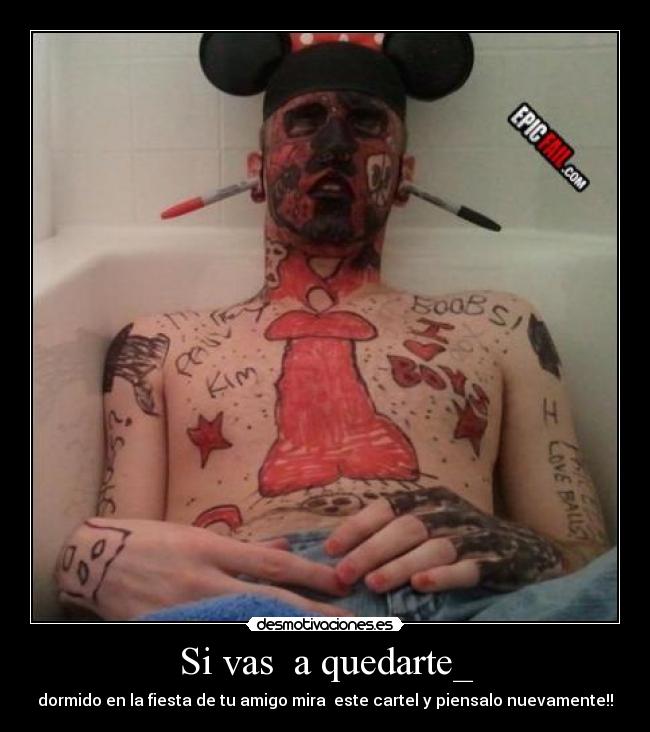 Si vas a quedarte_ -