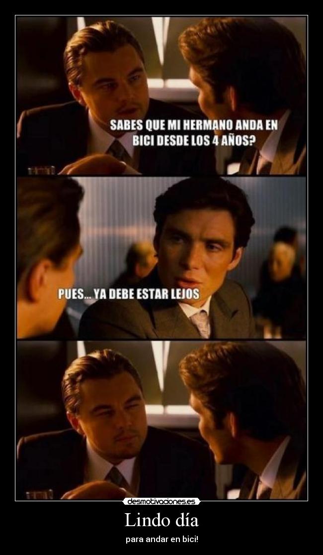 Lindo día - para andar en bici!