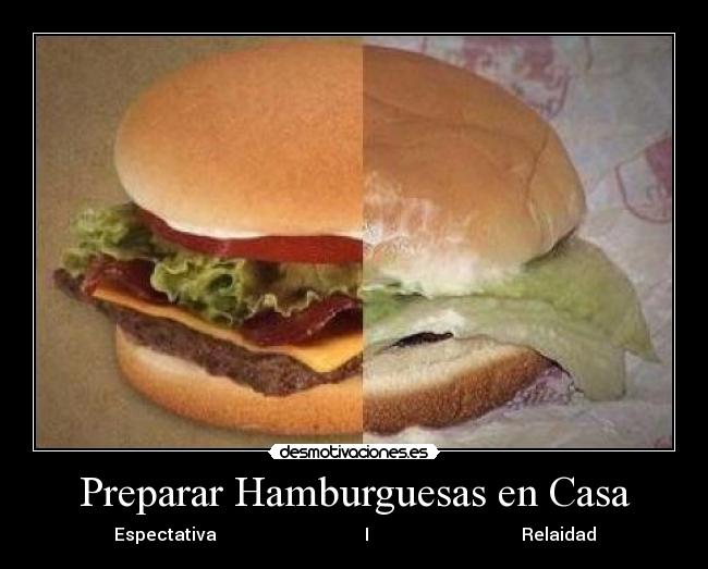 Preparar Hamburguesas en Casa -