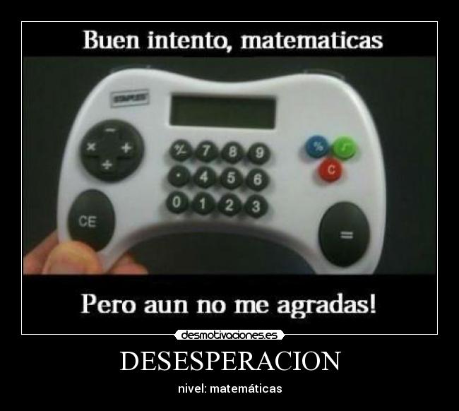 Resultado de imagen de desesperacion matematicas