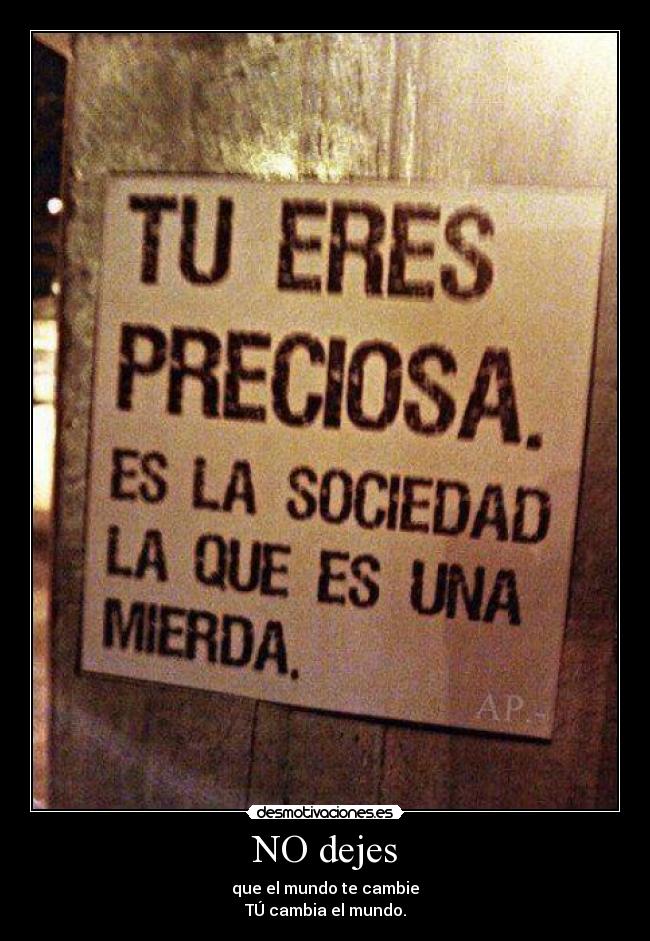 NO dejes - 
