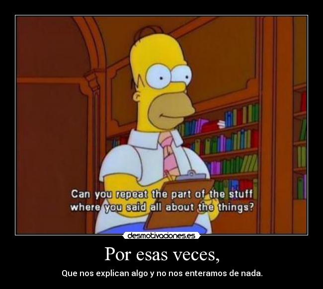 Por esas veces, - 