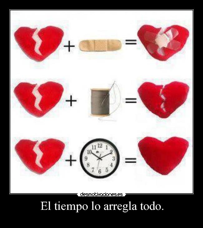 El tiempo lo arregla todo. - 