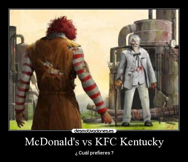 McDonalds vs KFC Kentucky -