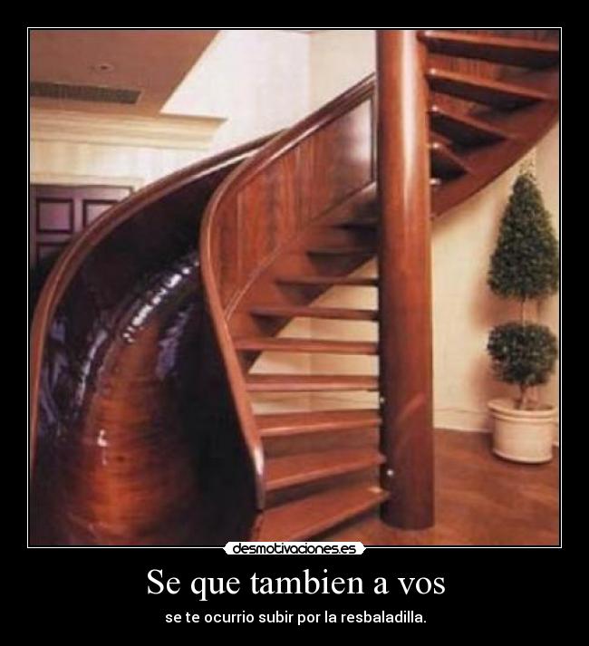 Se que tambien a vos -