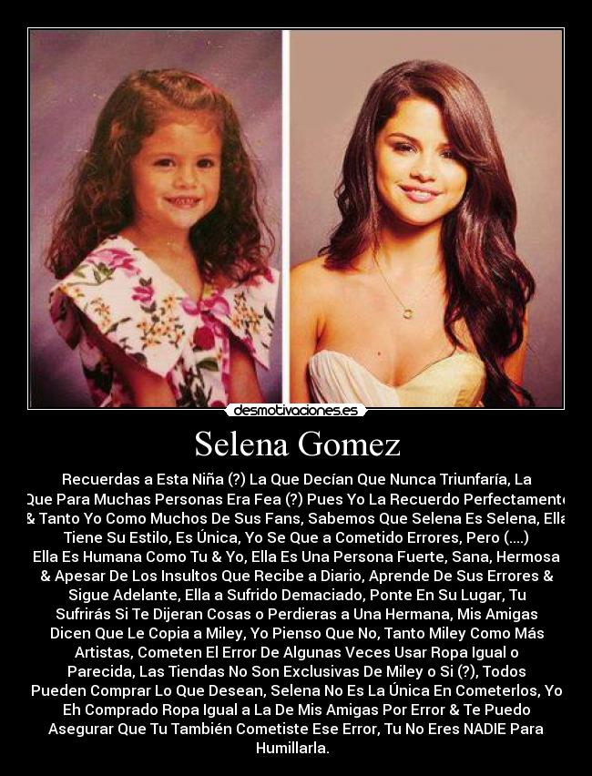 carteles selena gomez desmotivaciones