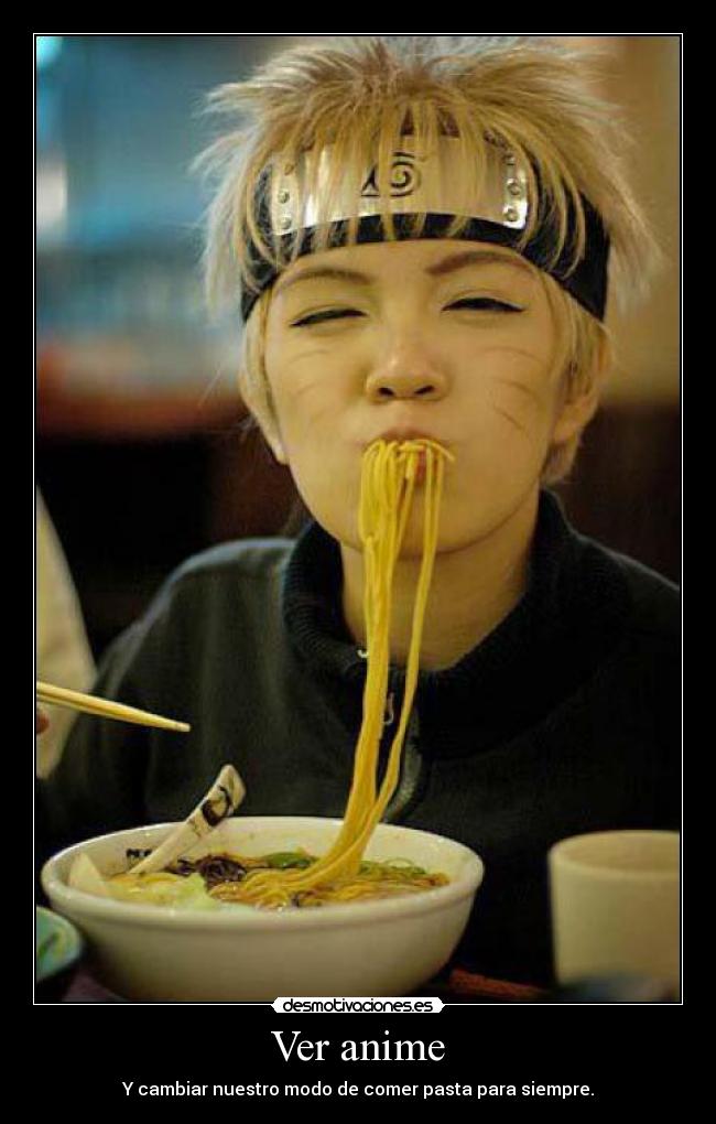Ver anime - Y cambiar nuestro modo de comer pasta para siempre.