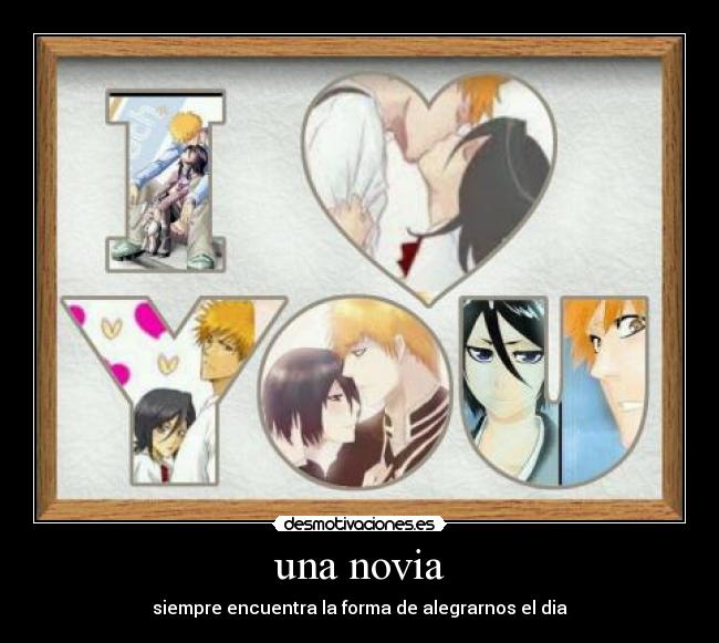 una novia - siempre encuentra la forma de alegrarnos el dia