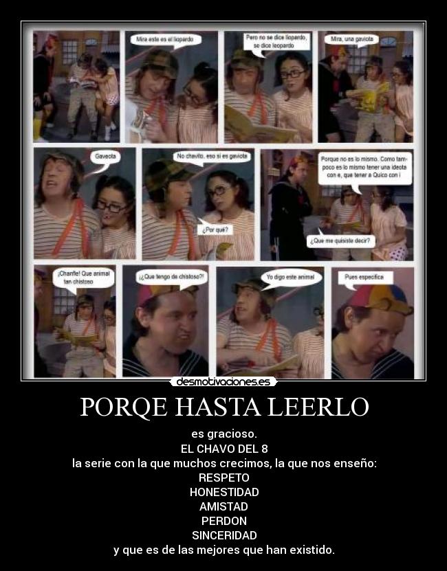 PORQE HASTA LEERLO - 