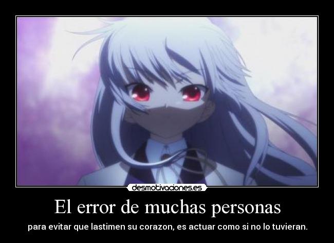 El error de muchas personas - 