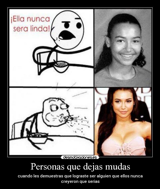 Personas que dejas mudas - 