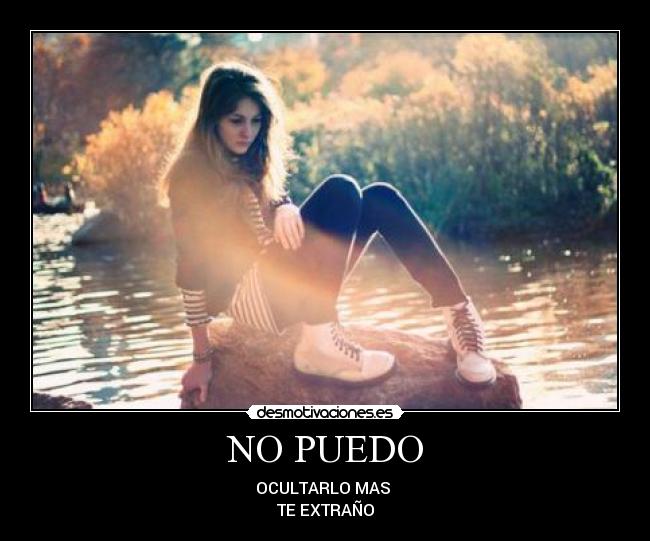 NO PUEDO -