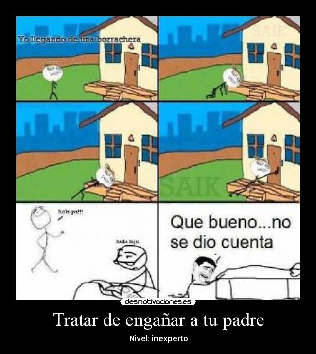 carteles padre borracho desmotivaciones