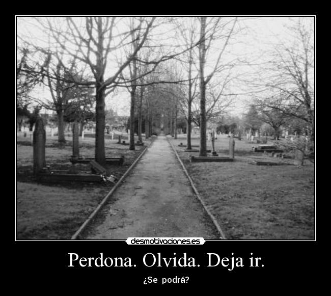 Perdona. Olvida. Deja ir. - 