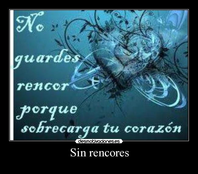 Sin rencores - 