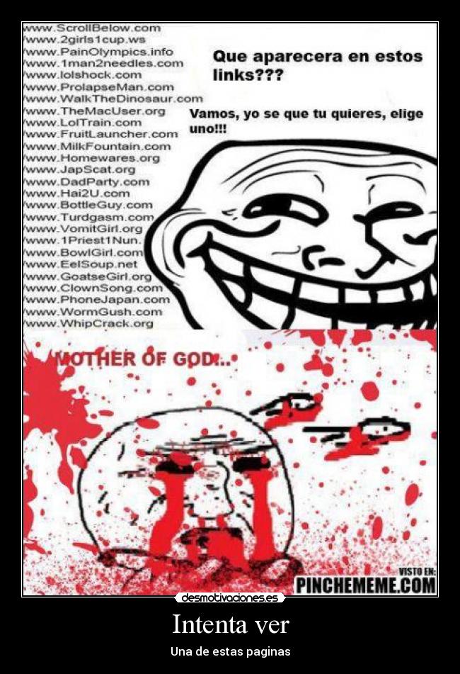 Intenta ver - Una de estas paginas