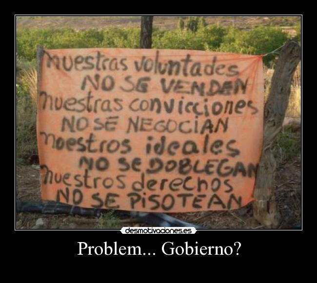 carteles tienes algun problema resuelvelo con los impuestos ctm desmotivaciones