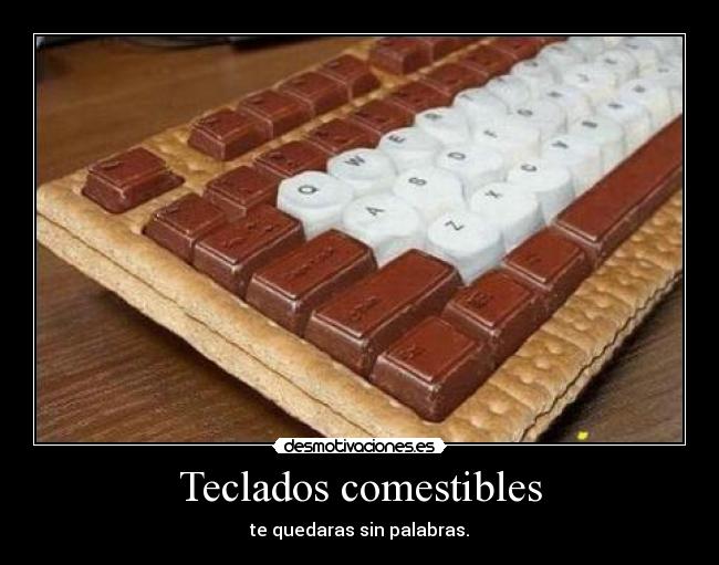 Teclados comestibles - 