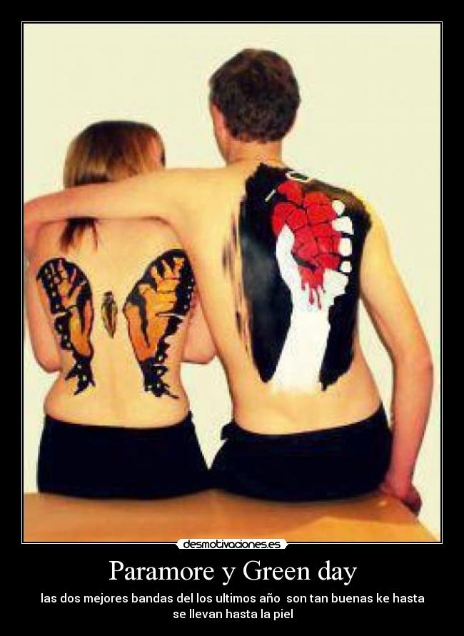 Paramore y Green day -