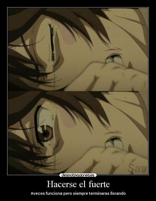 Hacerse el fuerte -