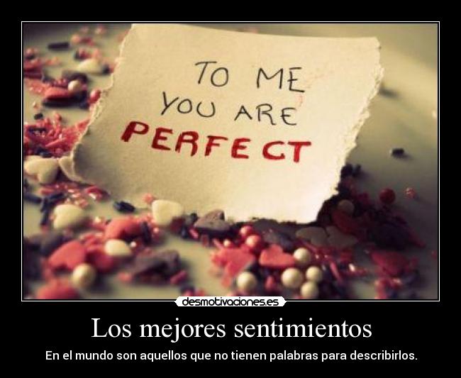 Los mejores sentimientos - 