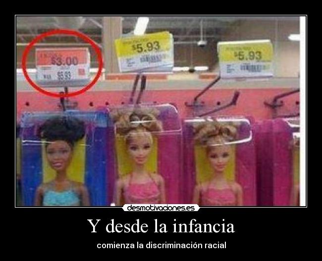 Y desde la infancia - comienza la discriminación racial