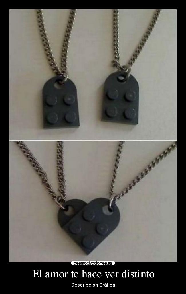 El amor te hace ver distinto - Descripción Gráfica