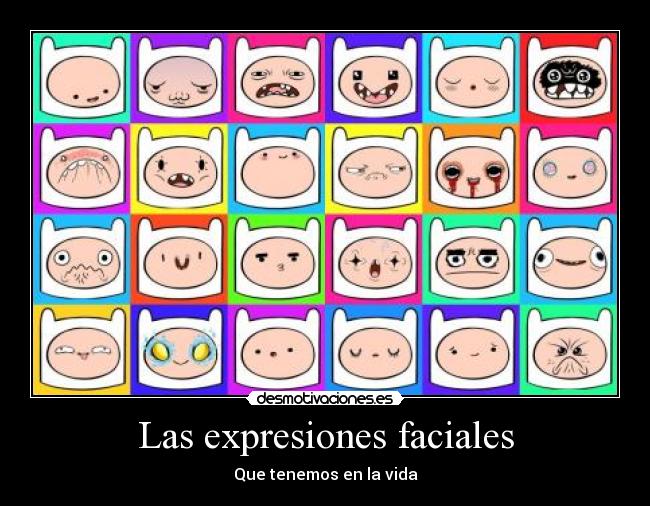 Las expresiones faciales - 