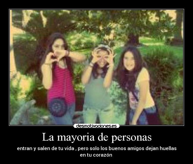 La mayoria de personas -