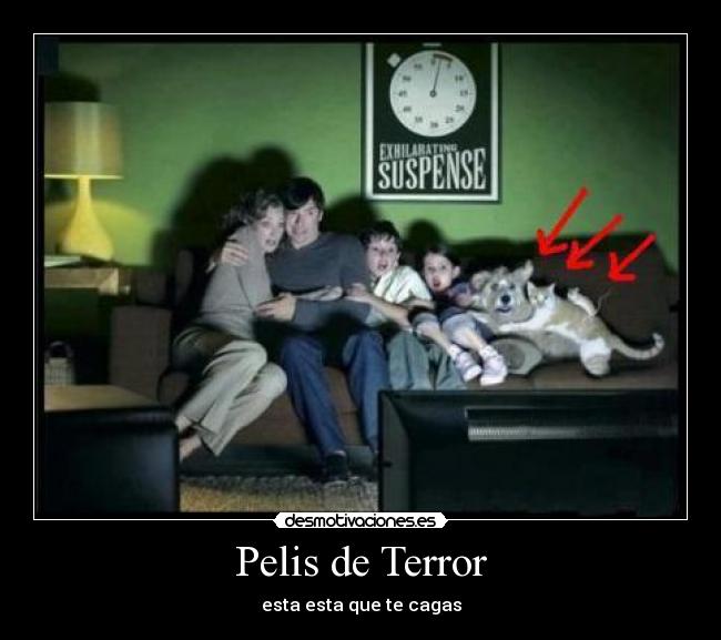 carteles peliculas terror desmotivaciones