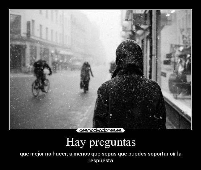 Hay preguntas - 