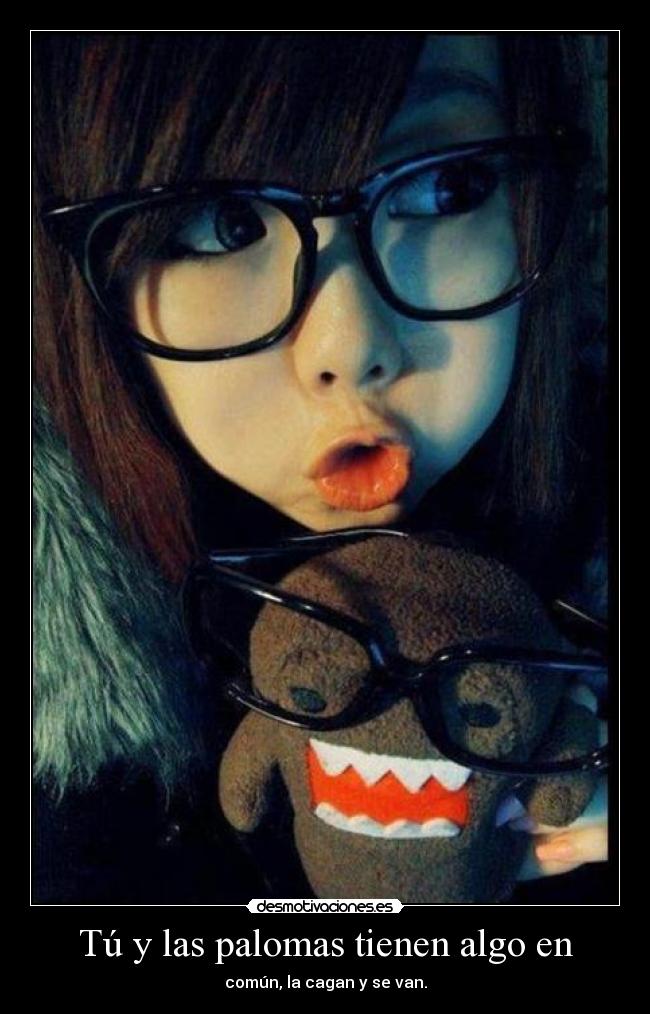 Tú y las palomas tienen algo en - 
