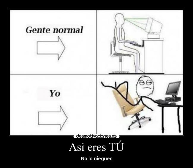 Asi eres TÚ - No lo niegues