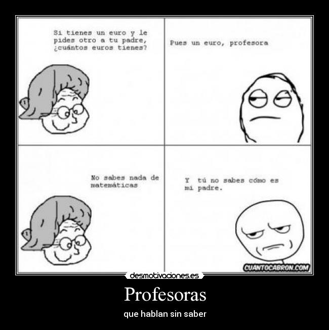 Profesoras - que hablan sin saber