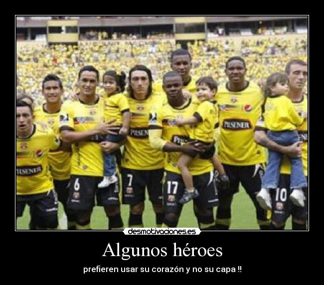 Algunos héroes - prefieren usar su corazón y no su capa !!