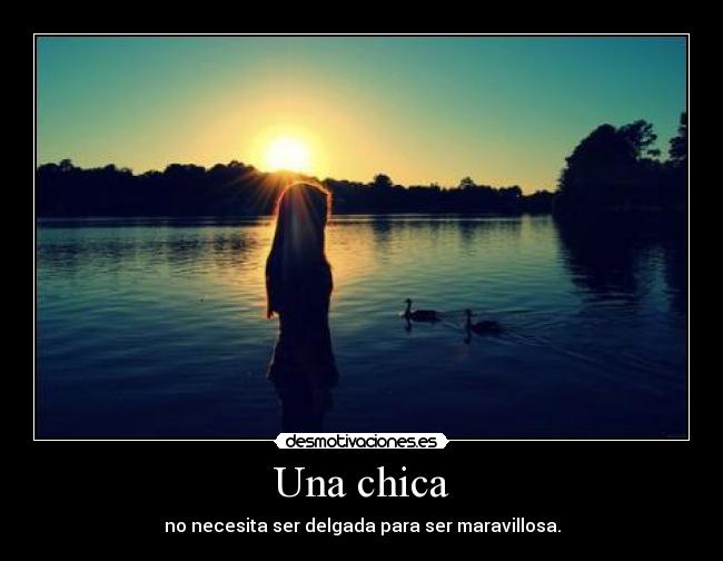 Una chica -