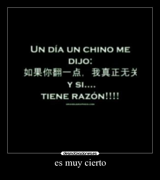 es muy cierto -