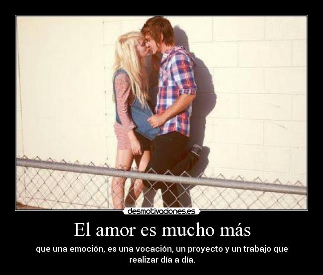 El amor es mucho más -