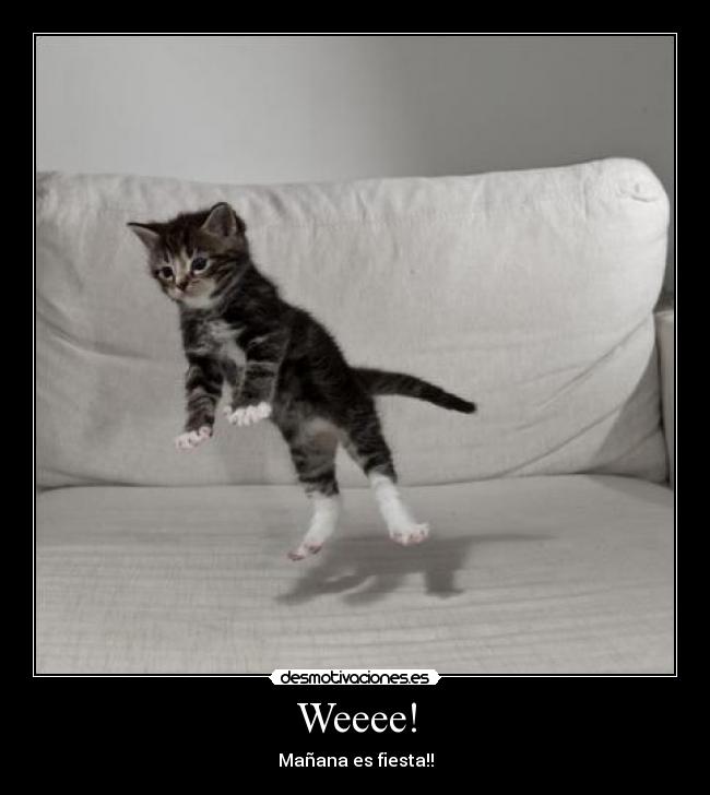 Weeee! - Mañana es fiesta!!