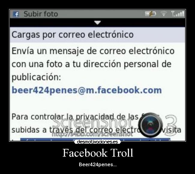 Facebook Troll - Beer424penes...