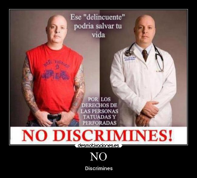 NO - Discrimines