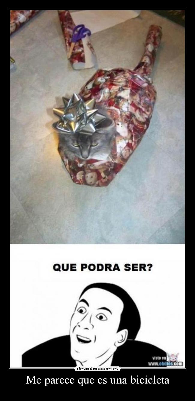 Me parece que es una bicicleta - 
