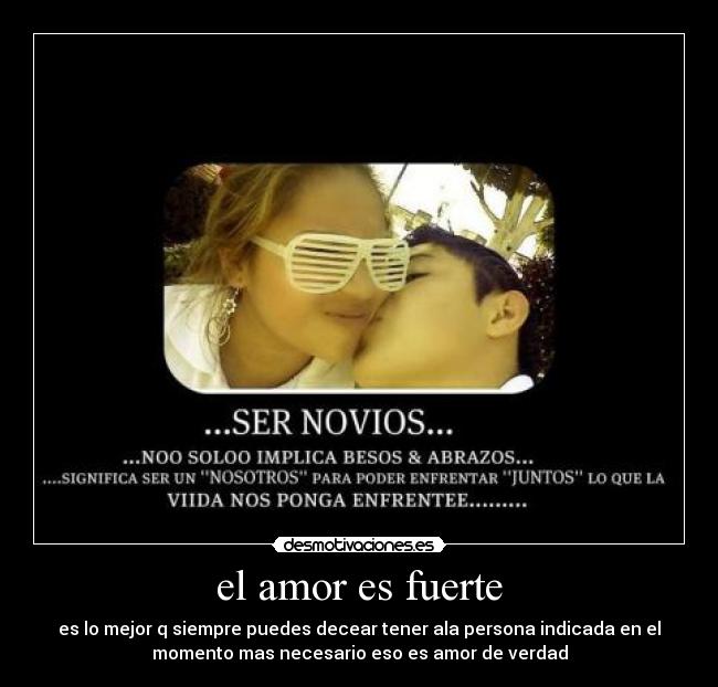 el amor es fuerte -