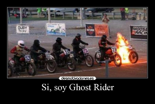 Si, soy Ghost Rider - 