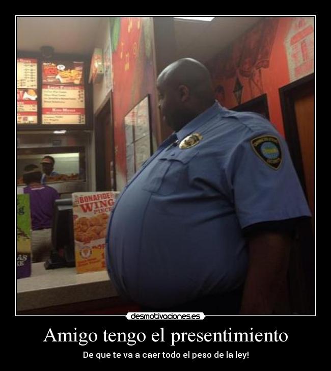 Amigo tengo el presentimiento -