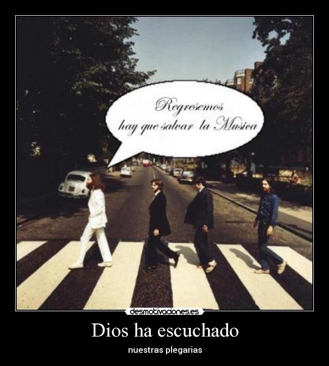 Dios ha escuchado - nuestras plegarias