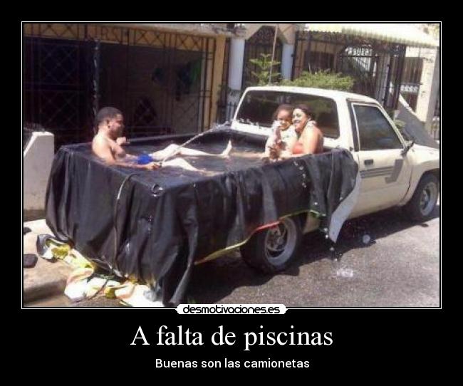 A falta de piscinas -