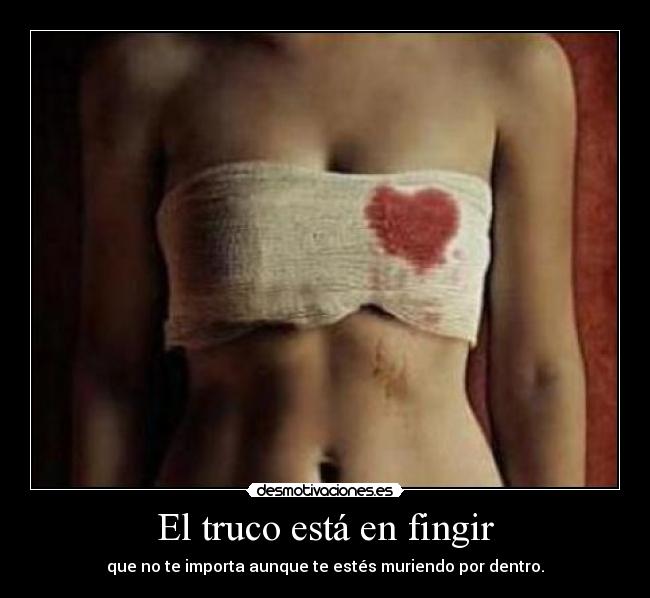 El truco está en fingir -