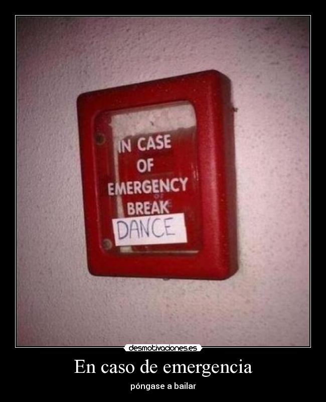 En caso de emergencia -